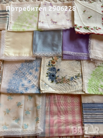 Старинни Кърпички, снимка 3 - Антикварни и старинни предмети - 52339616