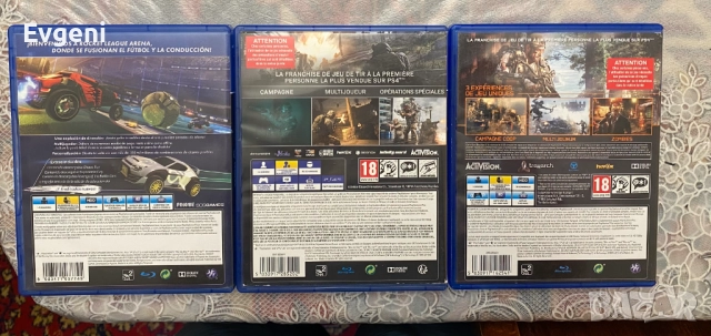 Rocket League Call of Duty Modern Warfare, Black Ops 3 III PS4 Игри, снимка 2 - Игри за PlayStation - 51893737