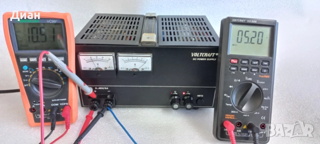 Лабораторно захранване VOLTCRAFT 40V 5A, снимка 2 - Друга електроника - 52416853