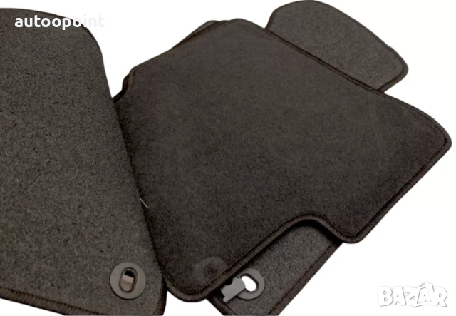 Мокетни стелки за VW Passat B6 / B7 / 3С (2005-2014) - с елипсовидни щипки Petex, снимка 3 - Аксесоари и консумативи - 53898776