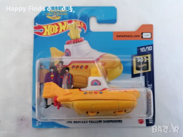 💕🧸Hot Wheels The Beatles Yellow Submarine HW Screen Time  TH, снимка 1 - Колекции - 47016768