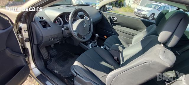 Renault Megane Cabrio 1.6 16V - 113к.с. 2005г Лизинг Бартер 4,400лв, снимка 10 - Автомобили и джипове - 46810757