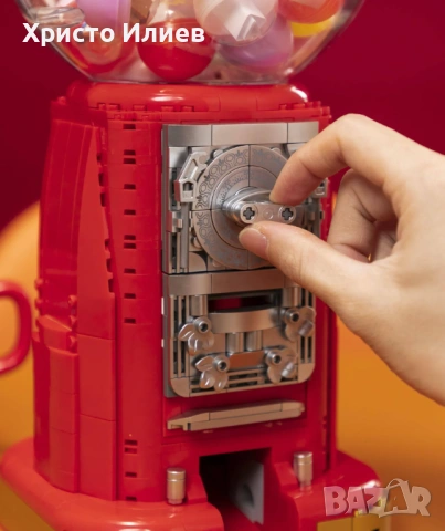 Ретро машина за топчета конструктор Retro Series Gumball Machine 34 см PANTASY, снимка 3 - Конструктори - 54036823