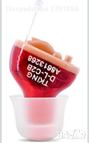 Мини CIC слухов апарат (за дясно ухо) Марка: TKING нов с 2 батерии