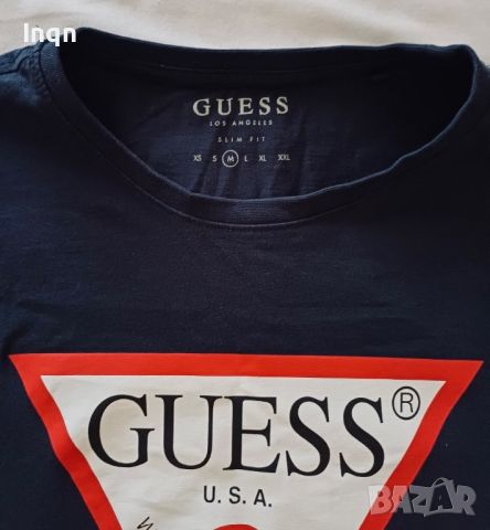 Мъжка тениска Guess, снимка 2 - Тениски - 46308640