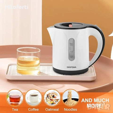 Електрическа кана 0.8 л/1100 W GRIFEMA GC1001, снимка 3 - Кани - 53787294