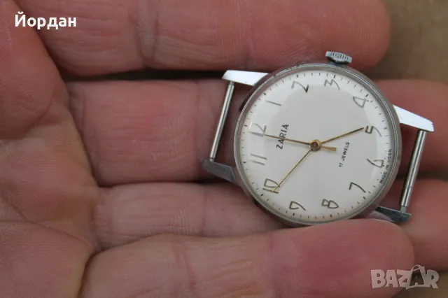 СССР мъжки часовник ''Заря'', снимка 7 - Мъжки - 49933804