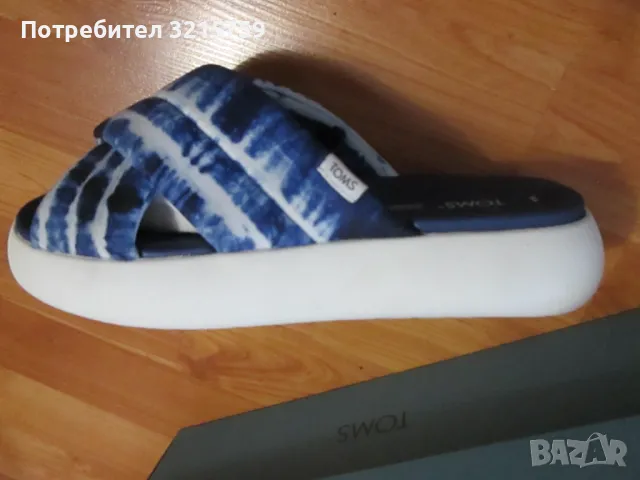 Нови оригинални американски дамски чехли TOMS ,No42, снимка 6 - Чехли - 49222163