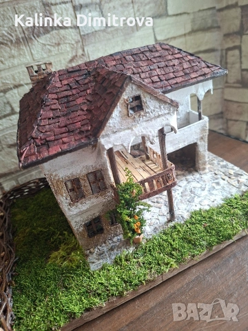Макет на стара къща,съхранила духа на времето., снимка 16 - Декорация за дома - 53948715