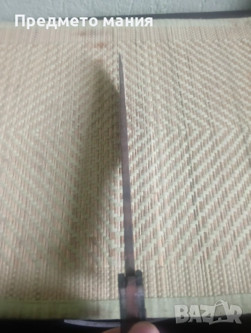 Масивен стар нож за реставрация – Солидна стомана, снимка 4 - Ножове - 54015166