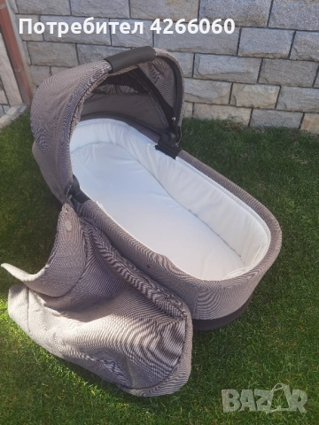 Бебешка количка 3в1 Cybex Talos S Lux+кош Cot S+адаптери+стол за кола Aton M i-size+рефлу легло, снимка 18 - Детски колички - 52497806