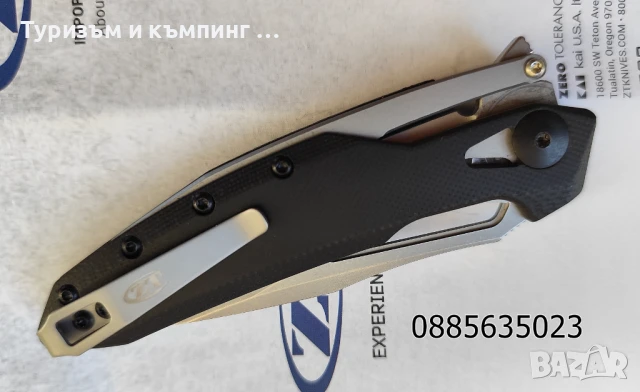 Сгъваем нож ZT 0909, снимка 4 - Ножове - 50911346