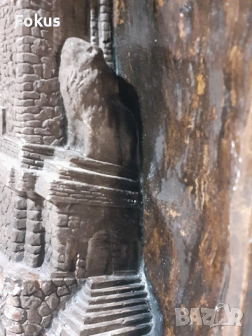 Шипка - релефно гипсово пано авторска изработка 1979 год., снимка 3 - Антикварни и старинни предмети - 53340439