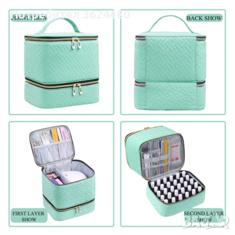 Чанта за маникюр и гел лакове с капацитет 30 бутилки 4770