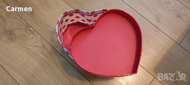 Сърце - Голяма подаръчна кутия с панделка, снимка 10 - Други - 52430389