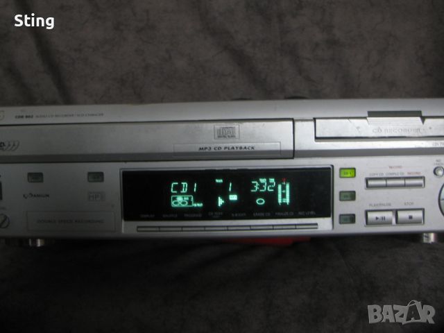 PHILIPS CDR 802 Супер Плеър - CD , MP3 , CDR ,  2HZ  -  22 050HZ / 110db., снимка 4 - Декове - 45323065