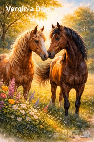 Дигитални картини коне, снимка 3 - Картини - 54183159