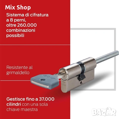 Нов патрон Cisa Astral S 60x30 mm, снимка 2 - Други стоки за дома - 53887225