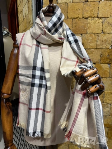 шалове louis vuitton burberry hermes , снимка 17 - Шалове - 52022979