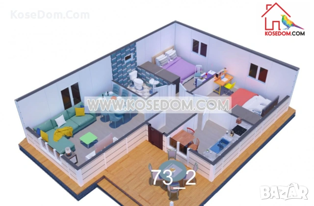 Сглобяеми къщи по проект на клиента, снимка 5 - Монтажи - 53890880