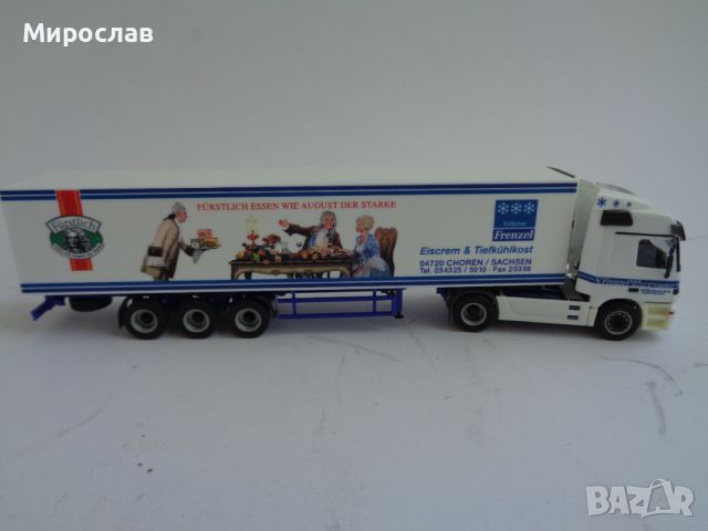  HERPA H0 1/87 MERCEDES BENZ ACTROS КАМИОН МОДЕЛ ТИР, снимка 5 - Колекции - 46567176