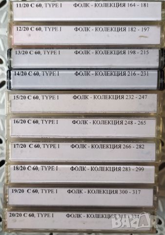 Ретро Поп Фолк Колекция 20 бр. аудио касети 1987-2020 г., снимка 15 - Аудио касети - 46245032