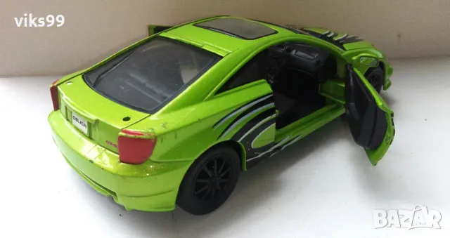 Bburago Toyota Celica GT-S 2003 Мащаб 1:24, снимка 5 - Колекции - 48769251