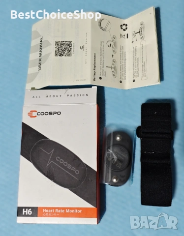 COOSPO H6 пулсомер, колан за гърди, Bluetooth ANT+ свързаност., снимка 2 - Смарт гривни - 53149798