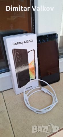 Смартфон Samsung Galaxy A33, 5G, Dual Sim, 128GB, 6GB RAM, Black, снимка 2 - Samsung - 46536959