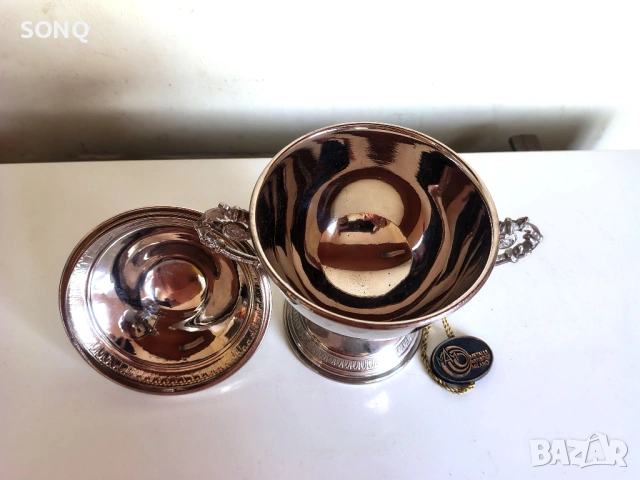 Прекрасен Посребрен Съд AMC, снимка 3 - Антикварни и старинни предмети - 53731929