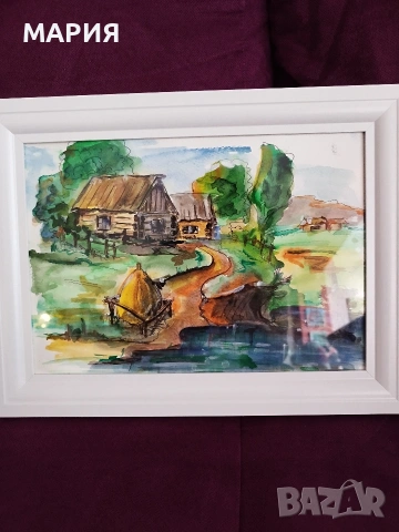 Два страхотни акварела, снимка 6 - Картини - 53837156