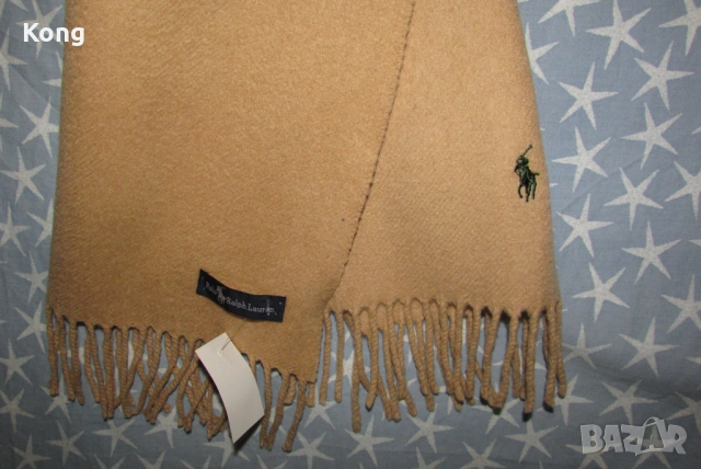  Fendi вълнен шал Ralph Lauren Унисекс Нов с етикет Ралф Лоурен Фенди Pashmina, снимка 9 - Шалове - 53086503