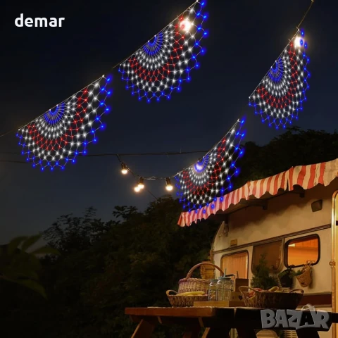 Leisure world, пакет от 3 броя по 150 LED светлини, супер ярки светлинни гирлянди, снимка 7 - Лед осветление - 50798084