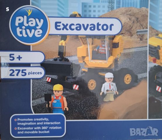 конструктор багер от 275 части на Play tive , снимка 6 - Образователни игри - 45888091