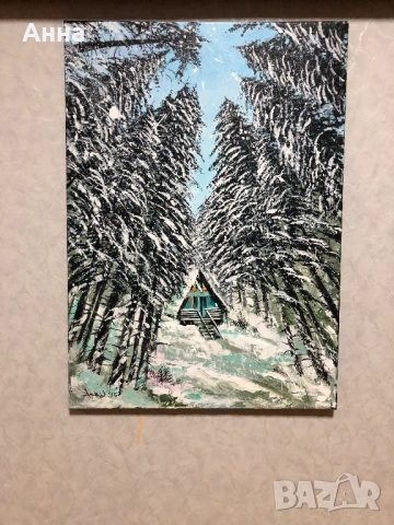 Авторска картина на платно, снимка 2 - Картини - 53623101