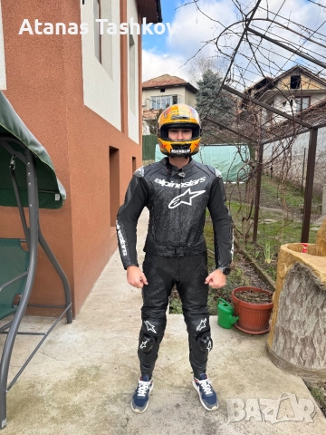 Alpinestars EU54 кожен екип от 2 части