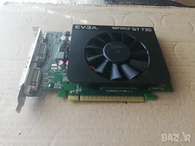 Видео карта NVidia GeForce Evga GT730 HDMI 1024MB GDDR3 128bit PCI-E , снимка 5 - Видеокарти - 47828045