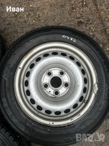 Джанти с гуми 5х120 VW T4 T5 T6 Transporter Citroen Jumpy Peugeot Expert, снимка 4 - Гуми и джанти - 50421777
