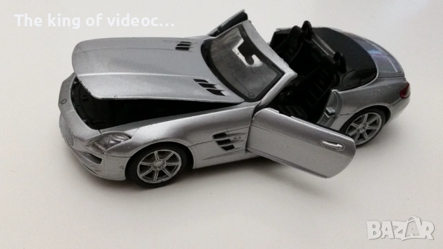 Голяма метална количка Mercedes SLS AMG 