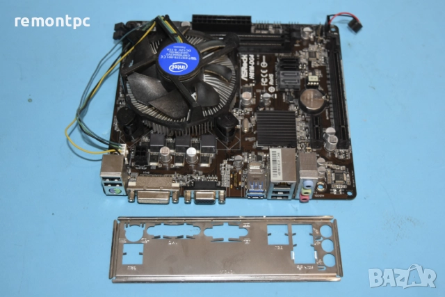 Дънна платка ASRock H81M-DG4 Socket 1150 + CPU + COOLER, снимка 4 - Дънни платки - 51759340