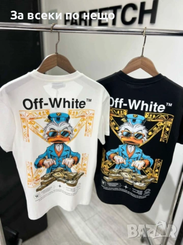 Off White Мъжка Тениска👕Мъжка Блуза С Къс Ръкав - Различни Цветове Код Urban8, снимка 3 - Тениски - 53666283