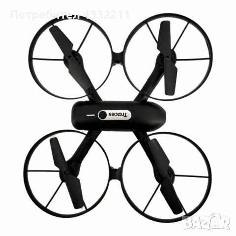 Дрон с жестово управление и Wi-Fi камера – Traces, снимка 2 - Дронове и аксесоари - 51103056