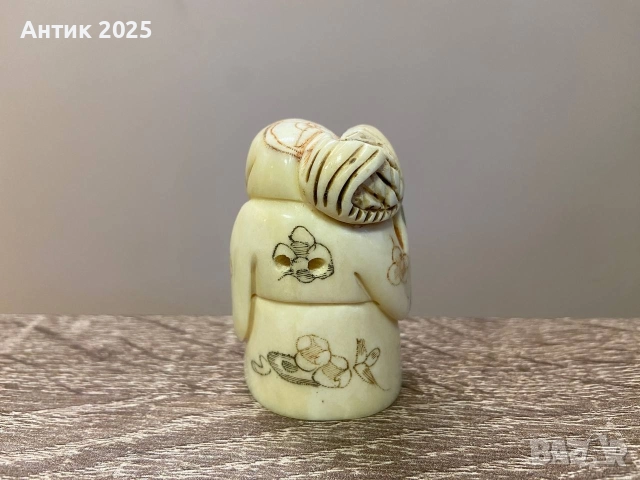 Нецке Япония оригинал Кост., снимка 2 - Колекции - 52687895