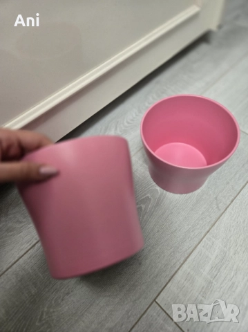 Розови кашпи/ саксии в 2 размера, снимка 3 - Други - 52216769