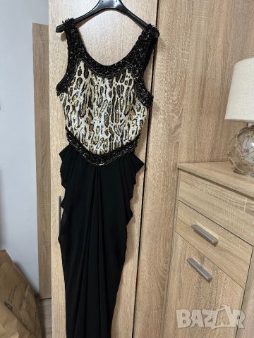 рокля официална пайети паети леопард, снимка 7 - Рокли - 45556814