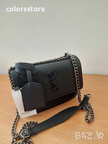 Черна чанта YSL /SG123, снимка 2 - Чанти - 40570993