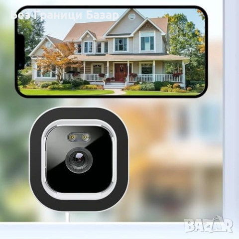 Нова Вътрешна камера през прозорец 2K AI сирена нощно виждане охрана дом