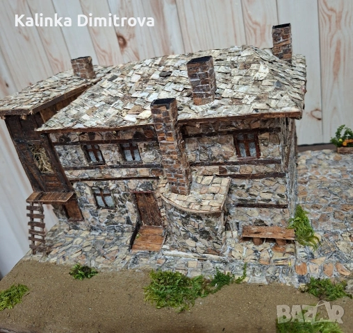 Макет на къща в Родопите,изработен по снимка., снимка 18 - Други стоки за дома - 53481131