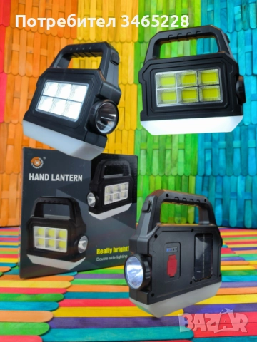 Соларен къмпинг фенер, снимка 1