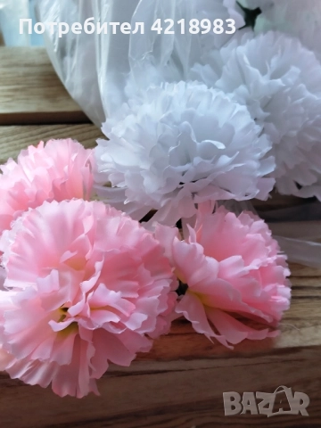 Цветчета на карамфил, снимка 3 - Изкуствени цветя - 51677339